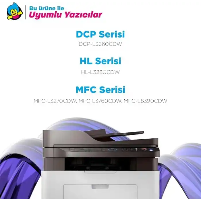 Brother Uyumlu Tonermax DCP-L3560CDW Muadil Toner Set- Çipli/TN-279XL