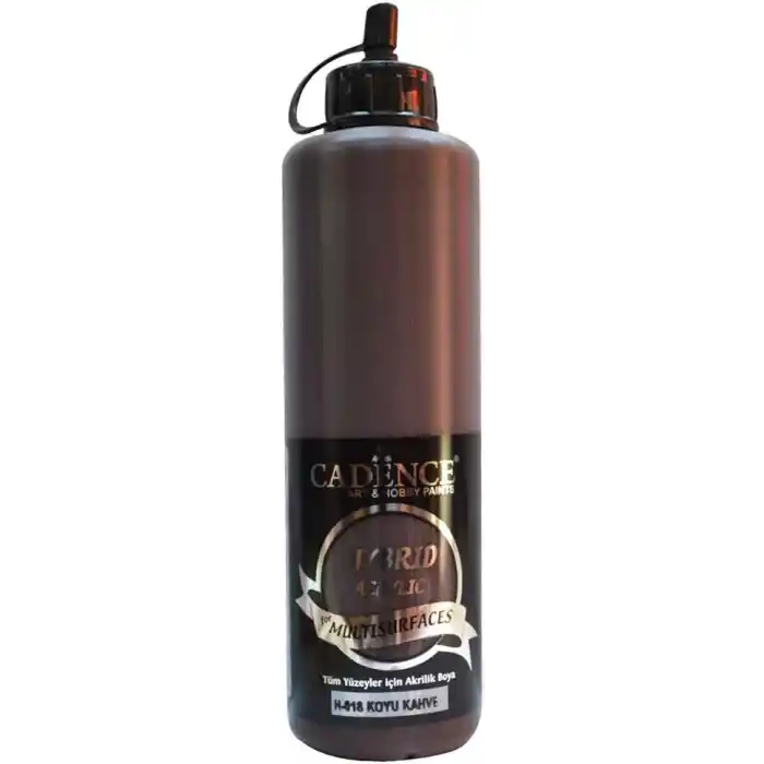 Cadence Hybrid Multisurface Akrilik Boya 500 ml H-018 Koyu Kahve