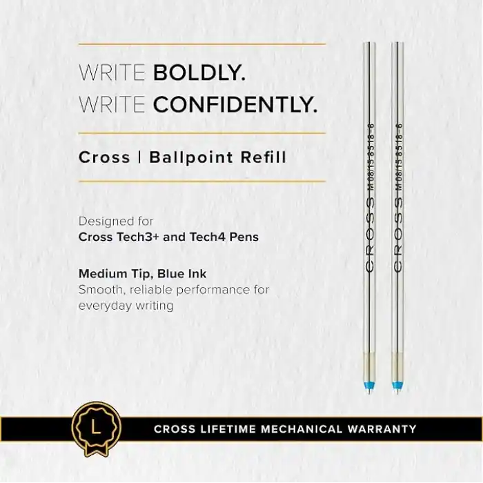Cross 8518-6 D1 Tükenmez Refil Maviı Fine uç