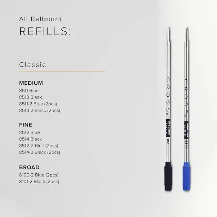 Cross 8518-6 D1 Tükenmez Refil Maviı Fine uç