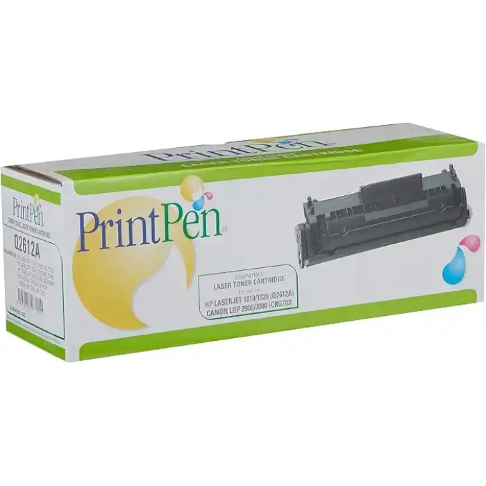 Printpen Q2612A (12A) & Can. Crg-703 Muadil Toner