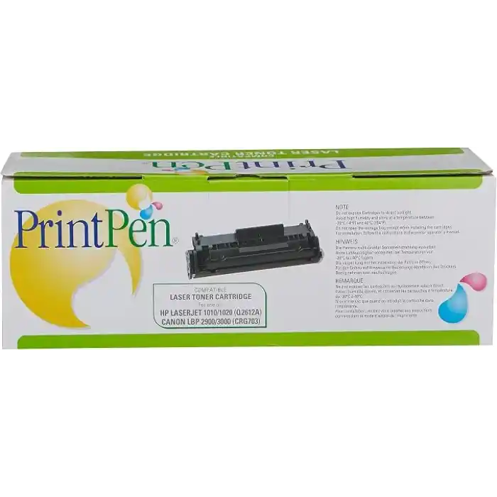 Printpen Q2612A (12A) & Can. Crg-703 Muadil Toner