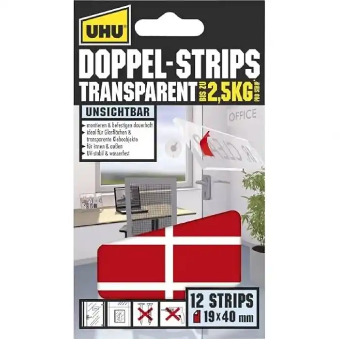 UHU DOUBLEfix ŞEFFAF GÜÇLÜ MONTAJ ŞERİDİ