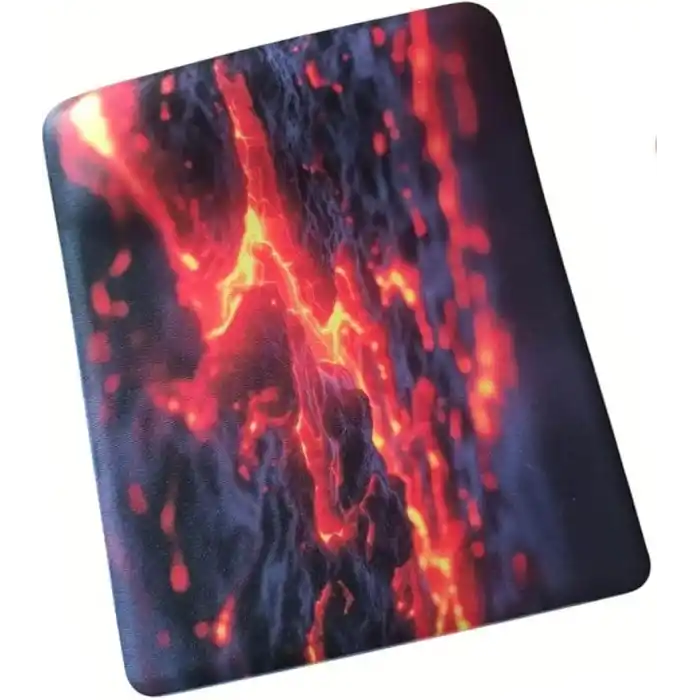 usin Bileklikli Desenli Bilek Destekli Kaymaz Taban Bilgisayar Notebook Mouse Pad (Magma)