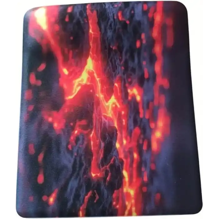 usin Bileklikli Desenli Bilek Destekli Kaymaz Taban Bilgisayar Notebook Mouse Pad (Magma)