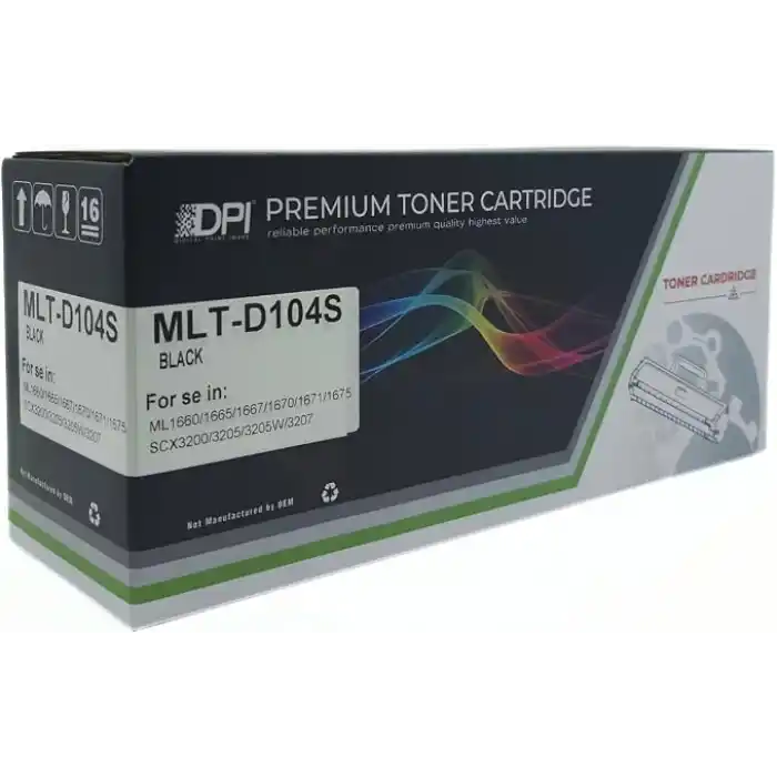 SAMSUNG MLT D104S MUADİL TONER Ml-1660 / Ml-1665 / Ml-1670 / Ml-1675