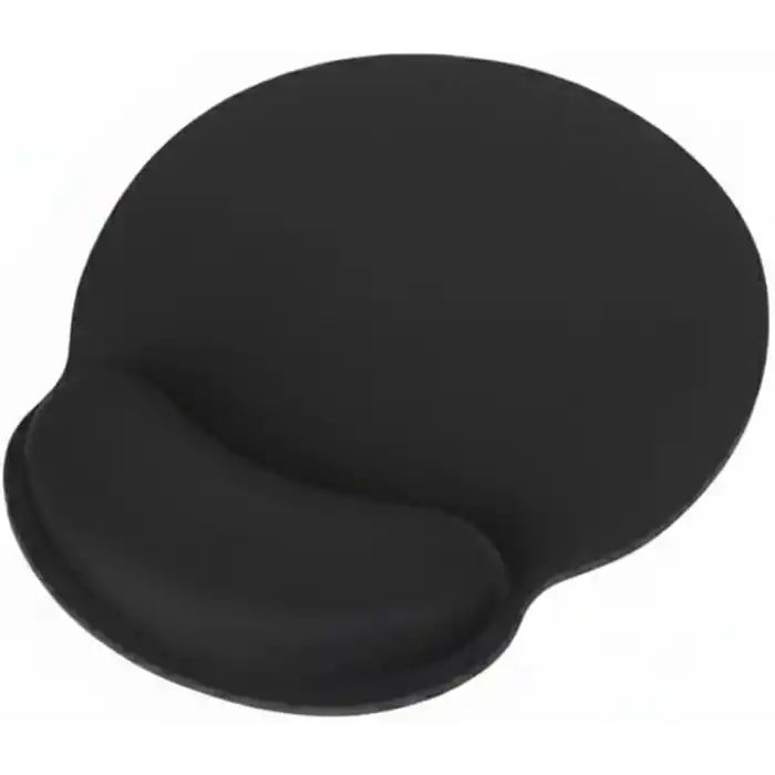 ComfiPad Bilek Destekli Konfor Kaymaz Ergonomik Mouse Pad Siyah Siyah