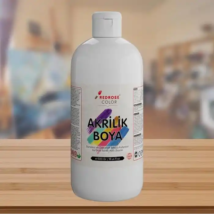 Beyaz Akrilik Boya 500gr