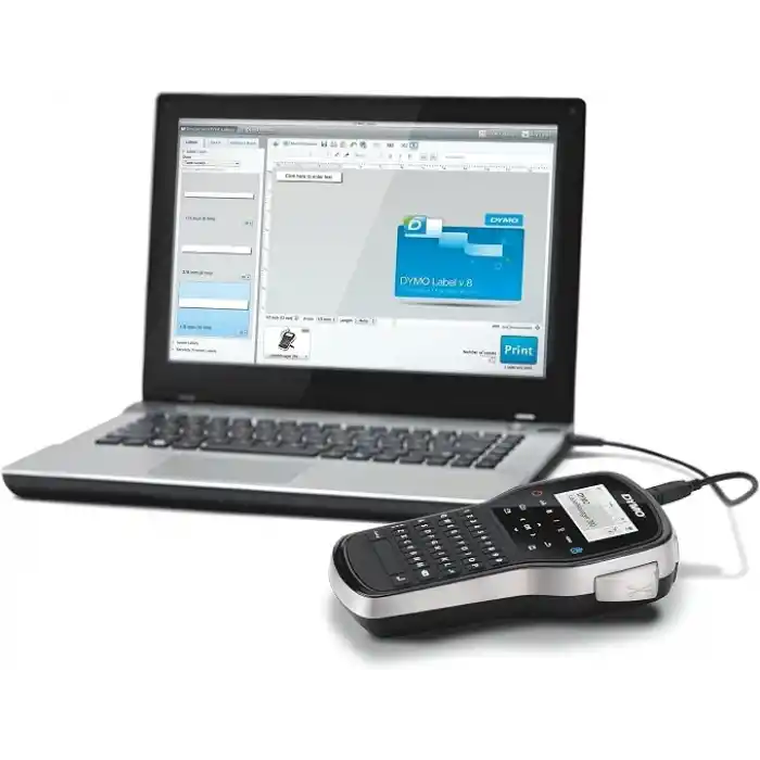 Dymo Label Manager 280P, Elde Taşınır PC Bağlantılı ve Şarj edilebilir Etiketleme Makinesi (6/9/12 mm D1 şeritlerle uyumlu kullanım) - S0968920