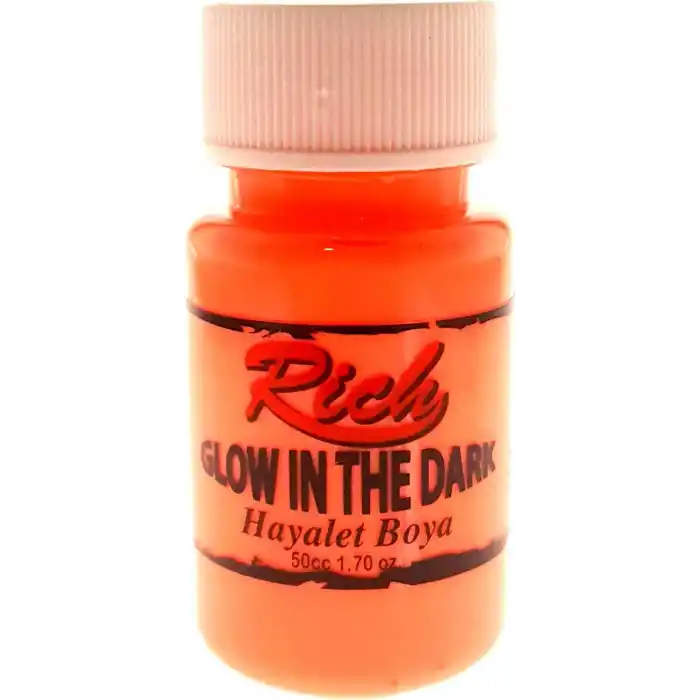 Rich Karanlıkta Parlayan Boya Glow In The Dark 50ml 3006 Turuncu