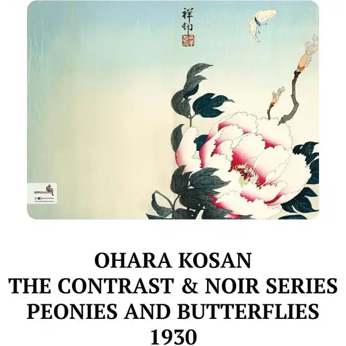 Retronote Ohara Kosan The Contrast & Noir Series 4lü Defter Seti, Çizgisiz, 64 Sayfa, 14x21cm