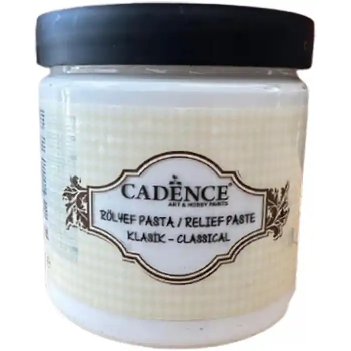 Genel Klasik Rölyef Pasta 850Gr Beyaz Tek Ebat