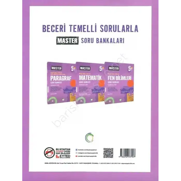 5. Sınıf Master Matematik Soru Bankası