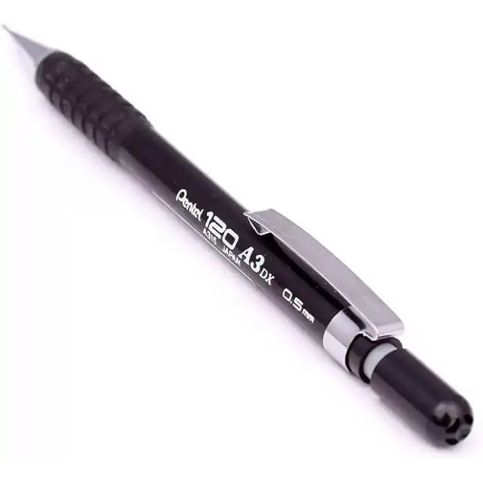 Pentel A315-A Pentel A315-A (0.5 Mm) Genel Kullanım İçin Mekanik Kurşun Kalem (120a3), Siyah