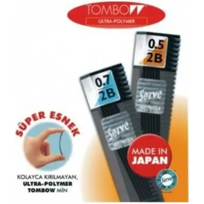 Tombow Min Klasik Versatil Kalem Ucu 0,7mm 2B 12li Set