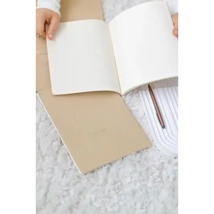 Matt Notebook 18x24cm 4lü Defter Set Kareli Terzi Dikiş Kraft Geri Dönüşümlü