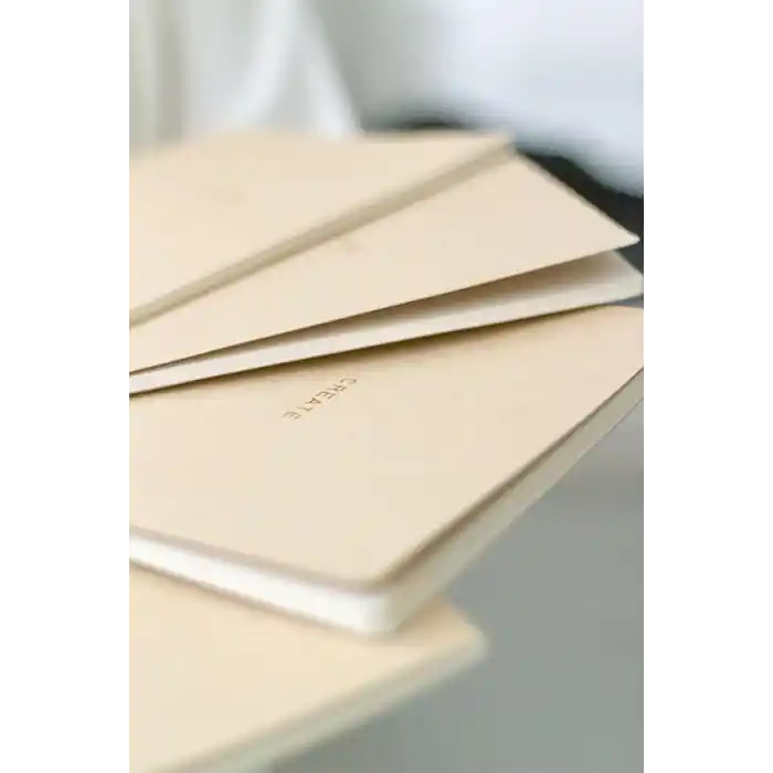Matt Notebook 18x24cm 4lü Defter Set Kareli Terzi Dikiş Kraft Geri Dönüşümlü