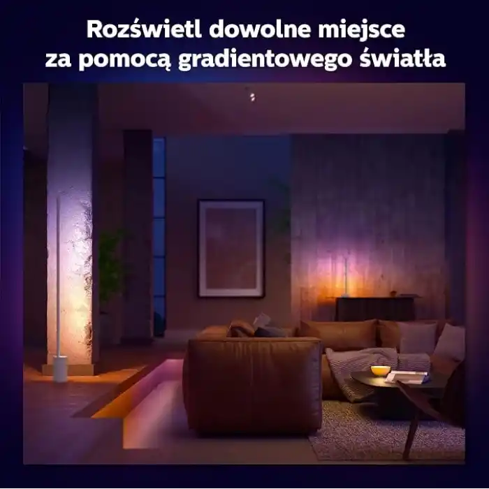 Philips Hue 17625200 Gradient Signe Ayaklı Lamba, Beyaz