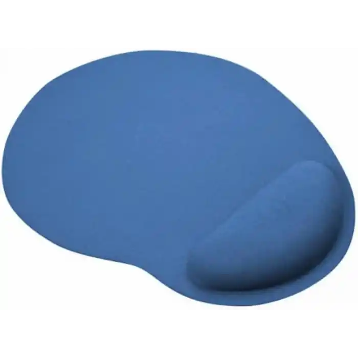 Coverzone Bilek Destekli Mouse Pad Kumaş Yüzey Kaymaz Alt Taban Kullanıcı Dostu Şık ve Rahat Tasarım Fare Altlığı 23 cm x 19 cm (Açık Mavi)