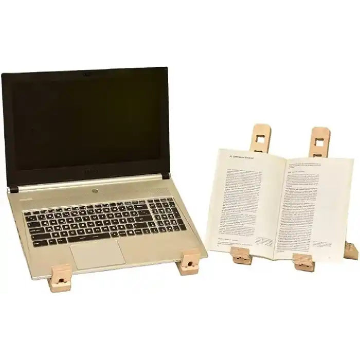 Mahi-Mahi Laptop Standı & Kitap Okuma Standı, 11-17.3 inç Uyumlu, Taşınabilir Dizüstü Bilgisayar Standı, Ergonomik Tasarım, 6 Farklı Yükseklik Ayarı