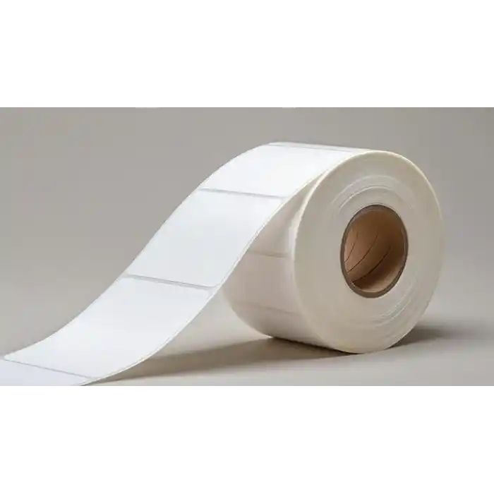 100x100 mm EKO TERMAL ETİKET RULO HOTMELT TUTKAL / 1000 Lİ SARIM/Ø 25 mm