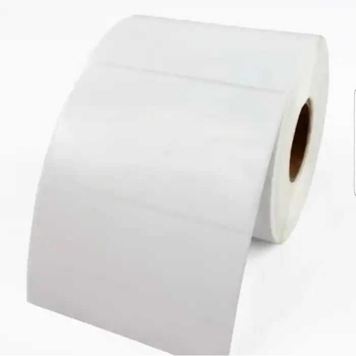 100x100 mm EKO TERMAL ETİKET RULO HOTMELT TUTKAL / 1000 Lİ SARIM/Ø 25 mm