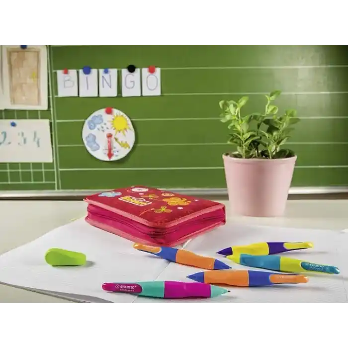STABILO EASYergo 1.4 Sol - Ergonomik Mekanik Kurşun Kalem - Neon Pembe Blister