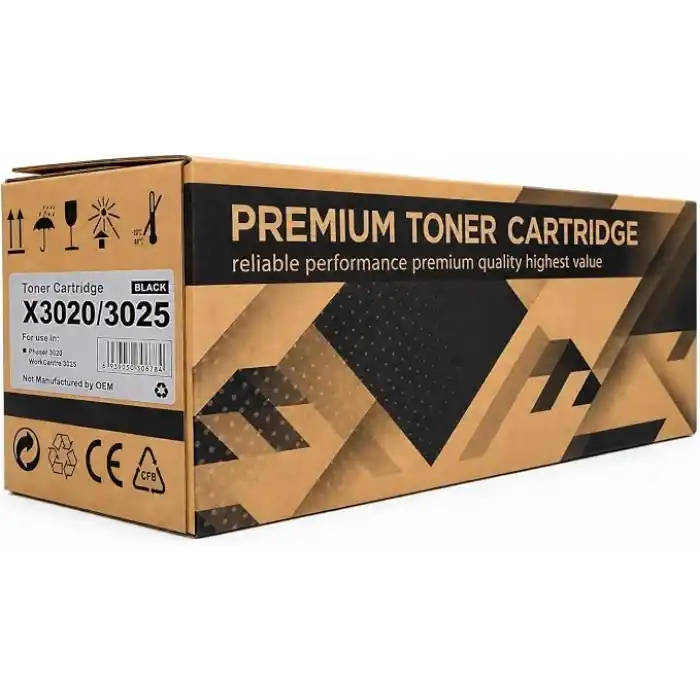PREMIUM XEROX 106R02773 Uyumlu Phaser 3020, Workcenter3025 Siyah Çipli Muadil Laser Toner
