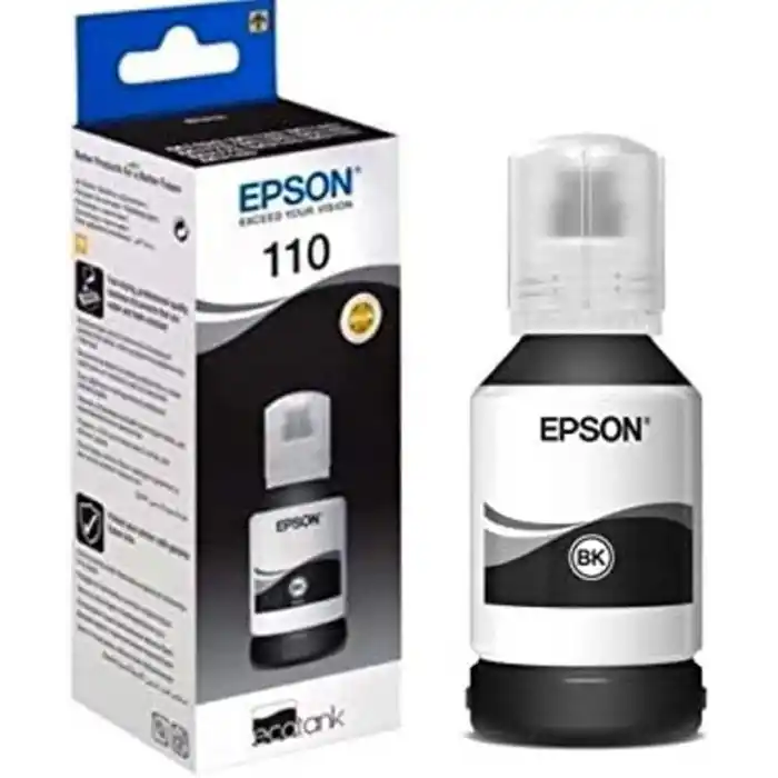 EPSON 110 Siyah Orjinal Şişe Mürekkep Kartuş C13t03p14a