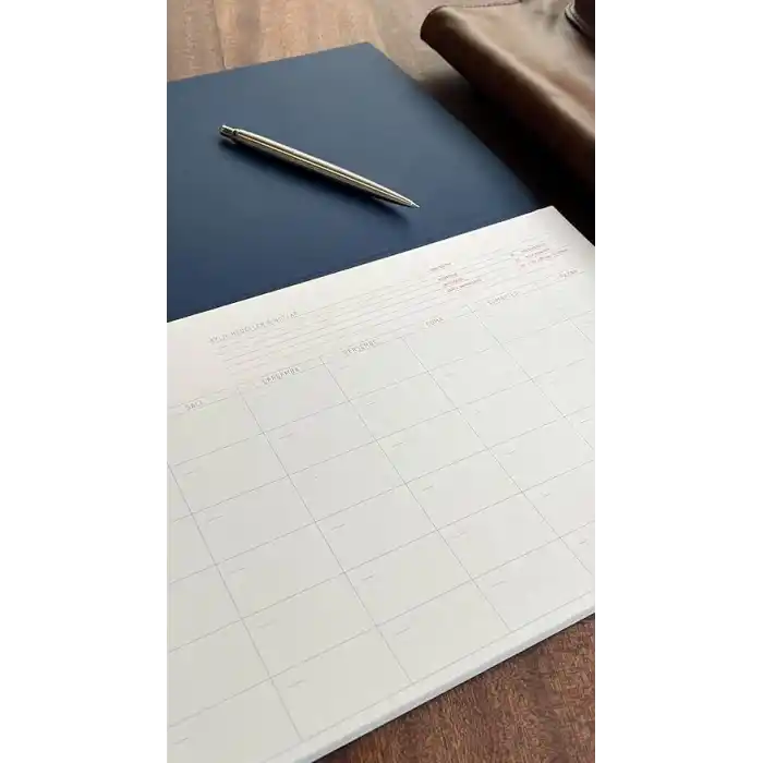 Fark Tanıtım Tarihsiz Planlayıcı, A4 Boyutunda (21cm x 29.7cm) (Aylık Planlayıcı)