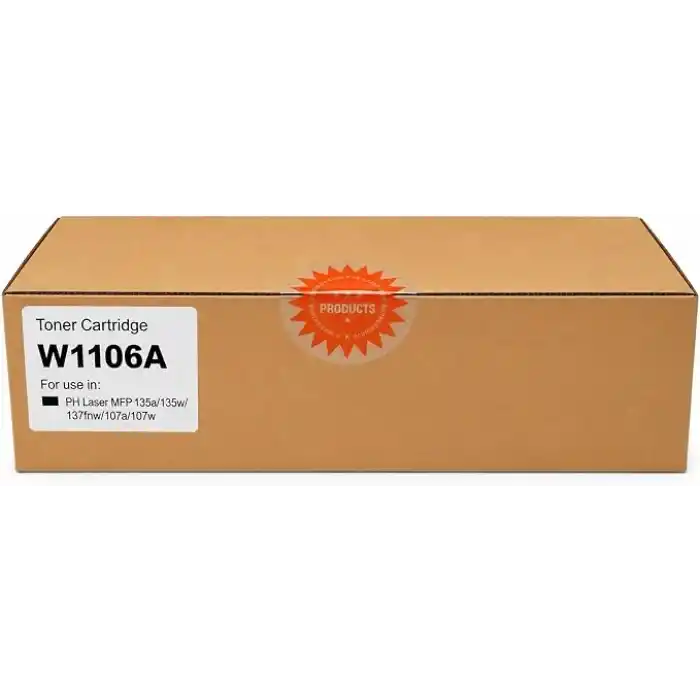 HP uyumlu MFP 137FNW TONER (106) 106A W1106 MUADİL SİYAH ÇİPLİ MFP137FNW/MFP137FNW YENİLEME LASER TONER