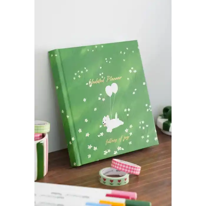 Matt Notebook 15x15 Kare Süresiz Planlayıcı Ajanda Manzara