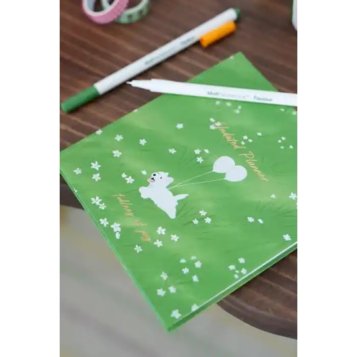 Matt Notebook 15x15 Kare Süresiz Planlayıcı Ajanda Manzara