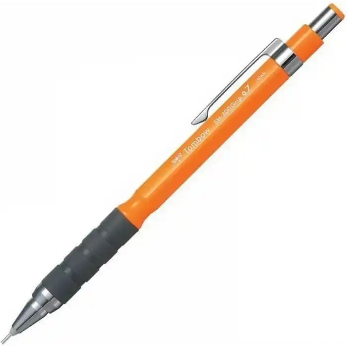Tombow Sh-300 Grip Neon Mekanik Kurşun Kalem, 0,7Mm, Neon Turuncu