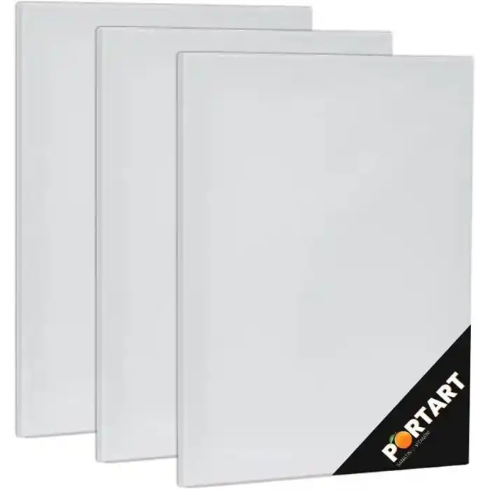 Lona Sanat Tuval%100 Pamuk 70X100 Cm 3Lü Paket