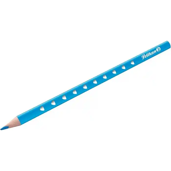 Pelikan 700634 Renkli Kalem Silverino, 12 Adet, Üçgen, İnce