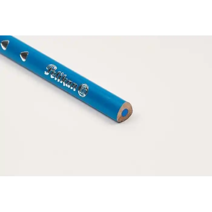 Pelikan 700634 Renkli Kalem Silverino, 12 Adet, Üçgen, İnce