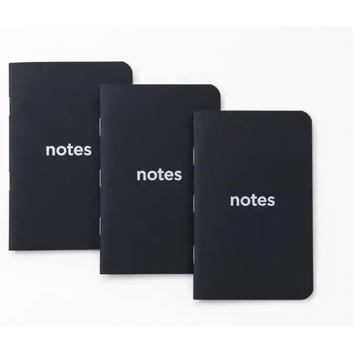 PATARA Cep Not Defteri, 3lü Defter Seti, Çizgili Mini Defter, 48 Sayfa