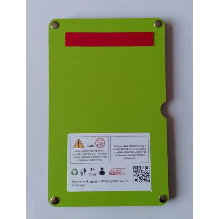 Kartlı Eğitici Günlük Rutin Checklist Görev Ve Sorumluluk Tablosu (Yeşil)