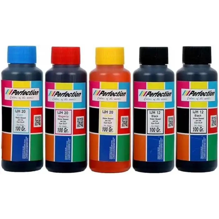 Perfection Epson Uyumlu L3250 L3251 Yazıcı Mürekkep Seti (103) 5 x 100 ML