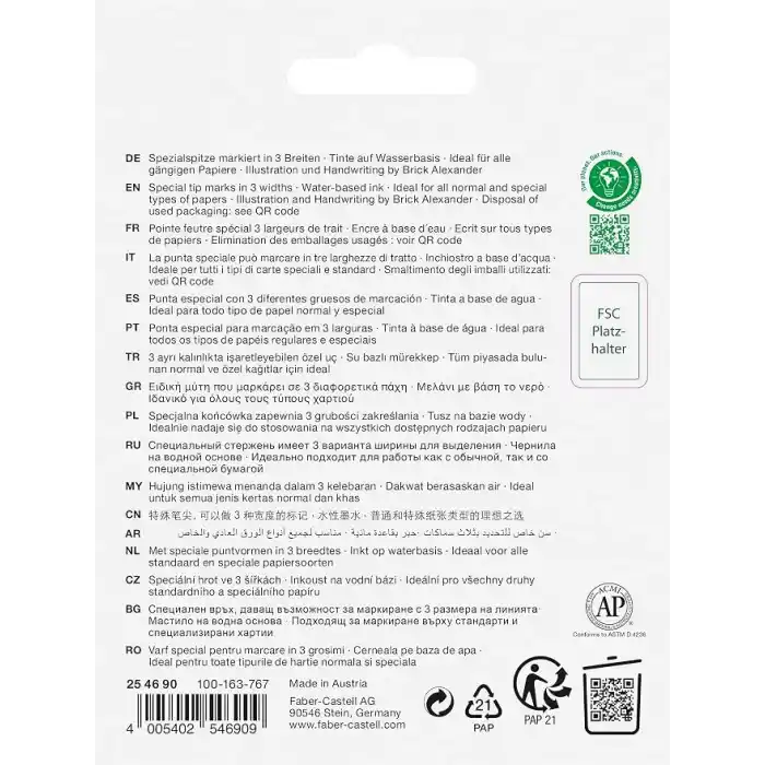 FABER-CASTELL Graffiti Textliner 46, 4x