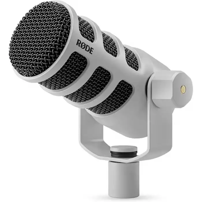 RØDE Podmic, Profesyonel Dinamik Podcast Mikrofon, Beyaz