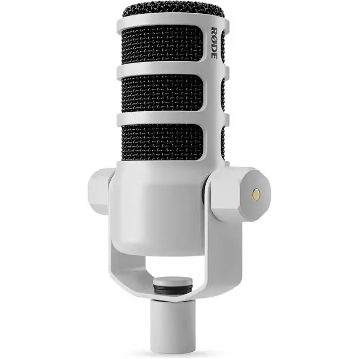 RØDE Podmic, Profesyonel Dinamik Podcast Mikrofon, Beyaz