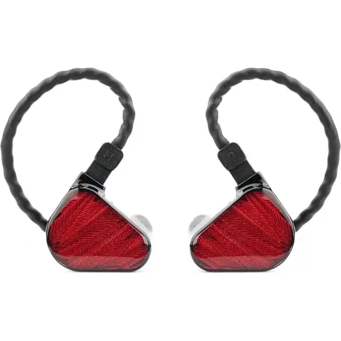 TRUTHEAR Zero Kırmızı Dual Dynamic Drivers In-Ear Headphone | Sahne, Stüdyo veya Odyofil için Çift Sürücülü Kulak içi/In-Ear Kablolu Monitör Kulaklık