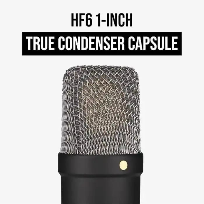 RODE NT1 Signature Series Large-Diaphragm Condenser Mikrofon (Siyah)