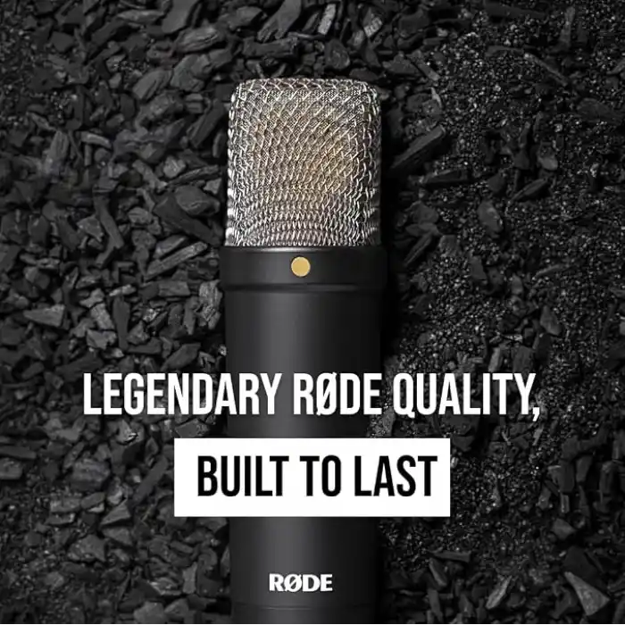 RODE NT1 Signature Series Large-Diaphragm Condenser Mikrofon (Siyah)
