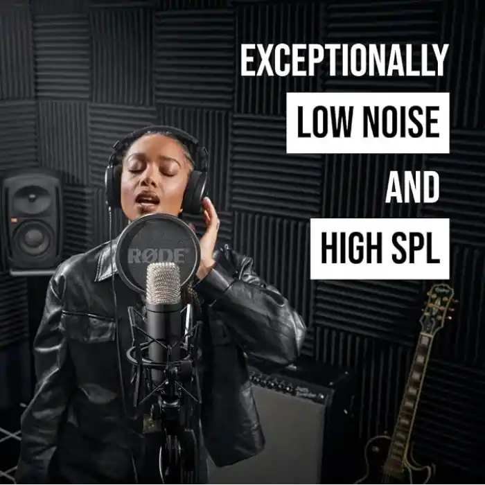 RODE NT1 Signature Series Large-Diaphragm Condenser Mikrofon (Siyah)