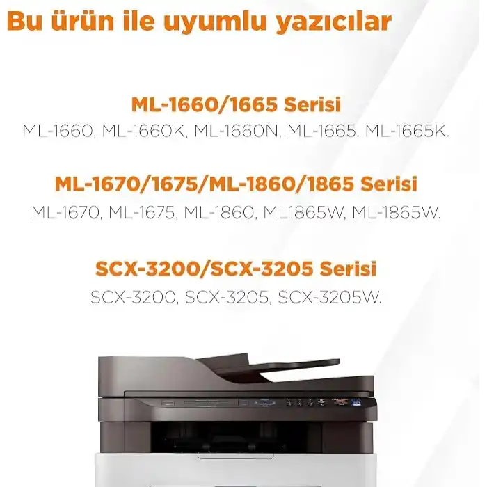 TonerMAX® MLT-D104S Muadil Toner 2li Avantaj Paket/ ML-1660 / ML-1665 / ML-1670 / ML-1675 Samsung Uyumlu Muadil Toner