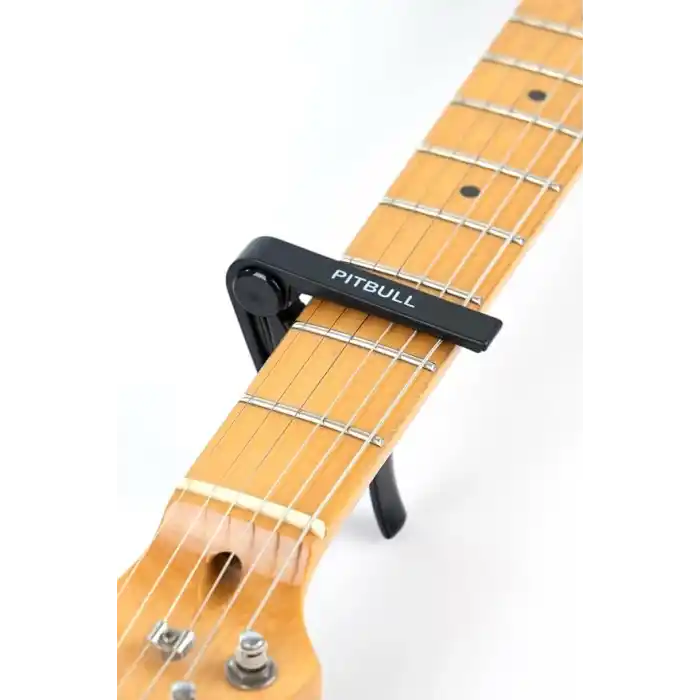Pitbull Premium Gitar Kaposu – Tüm Telli Çalgılar İçin Profesyonel Kapo + Pena Hediyeli