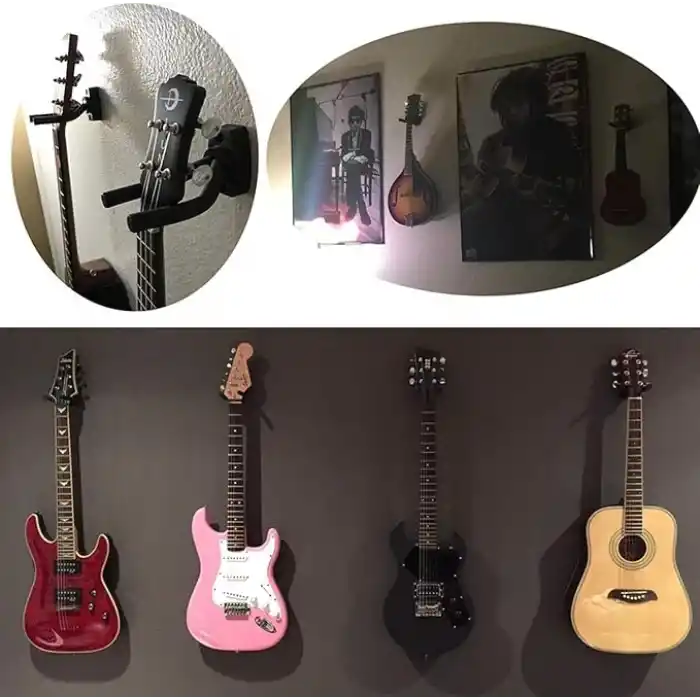 Chroma Gitar Bağlama Ukulele Duvar Askı Standı + Dübel ve Vida dahil